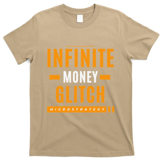 $Mstr Infinite Money Glitch Microstrategy Bitcoin T-Shirt
